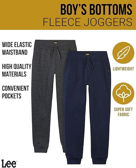 2 pc pack Lee Boys' Sweatpants