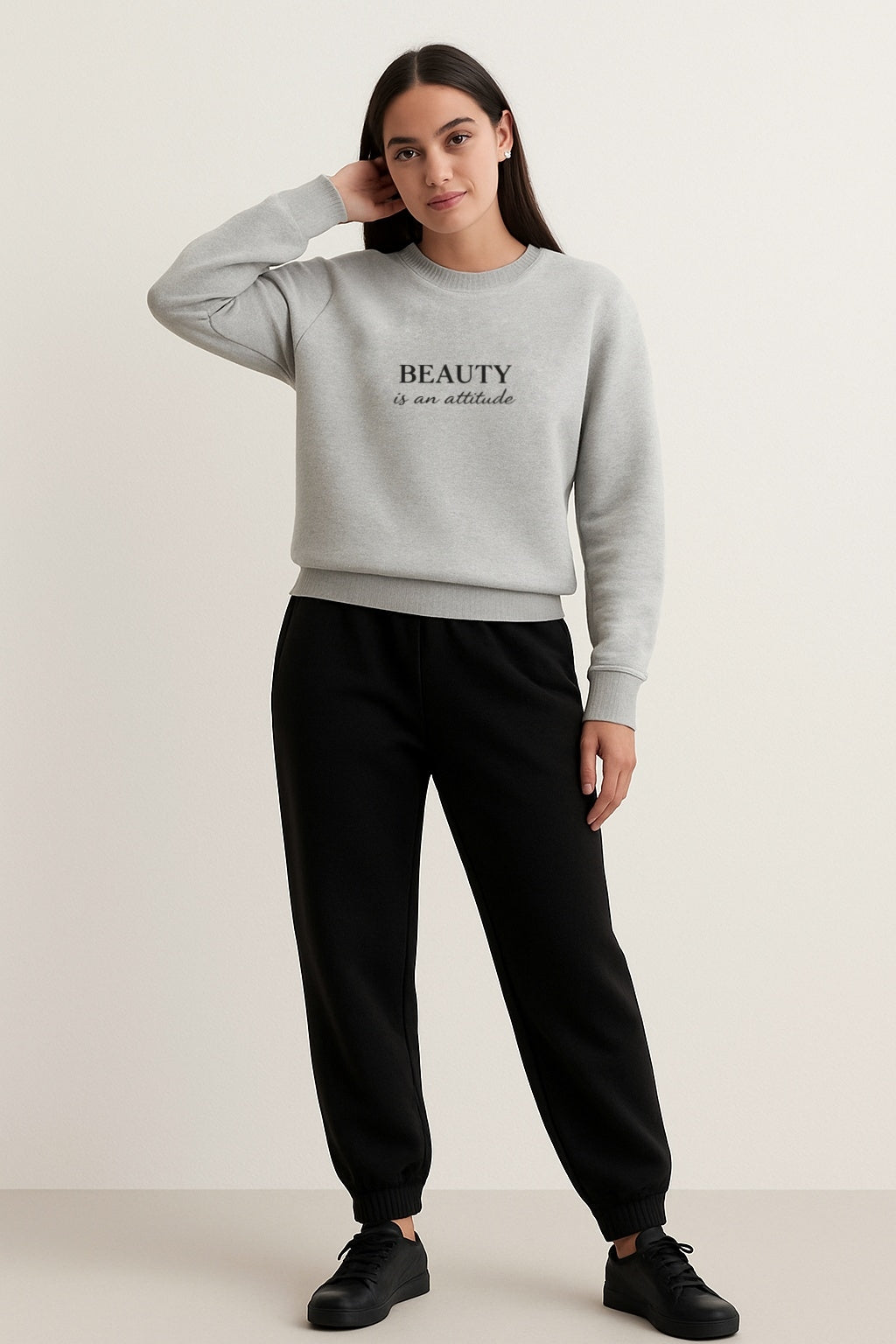 Women’s Oversized Sweatshirt & Jogger Trouser Set – Comfort Meets Style