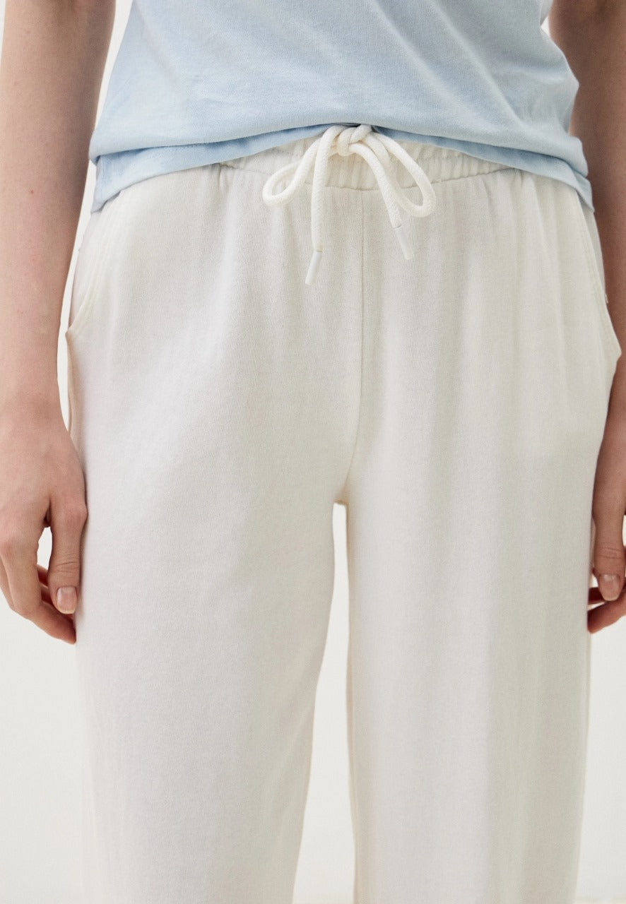 Ladies white Wide Leg Trouser