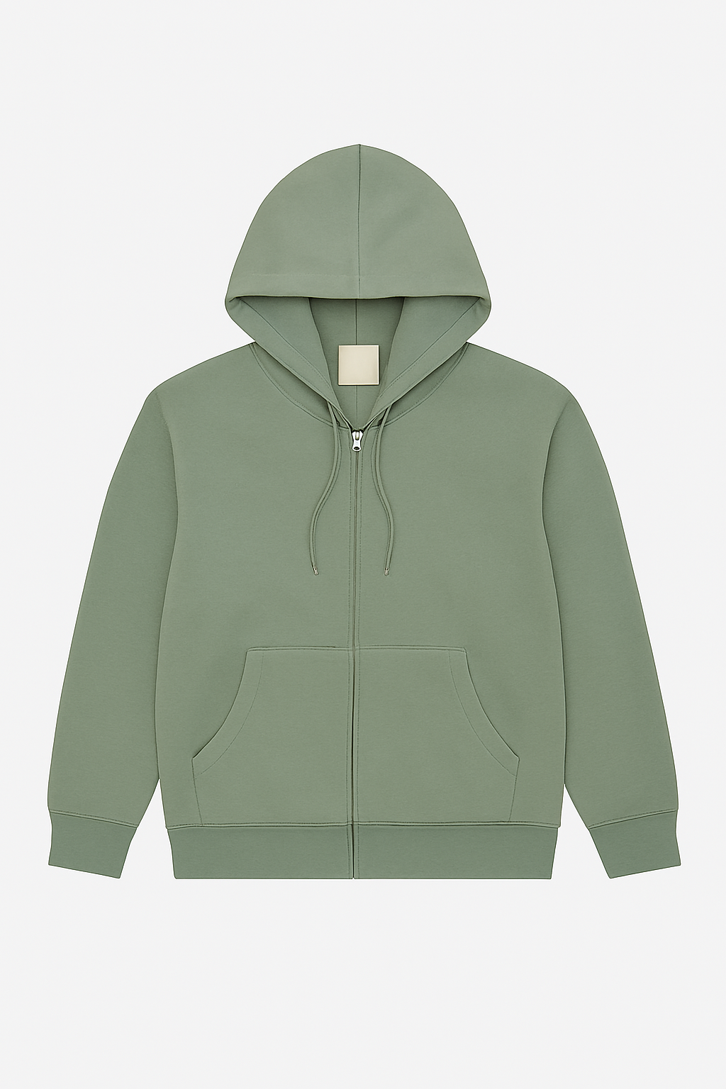 Men’s sea green Full‑Zip Hoodie – Classic Fit, Everyday Comfort