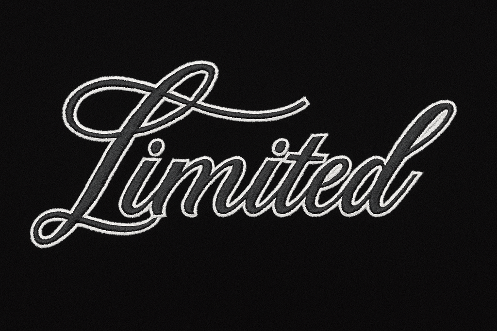 Black Zip-Up Hoodie with “Limited” Print – Front & Back | Men's Collection