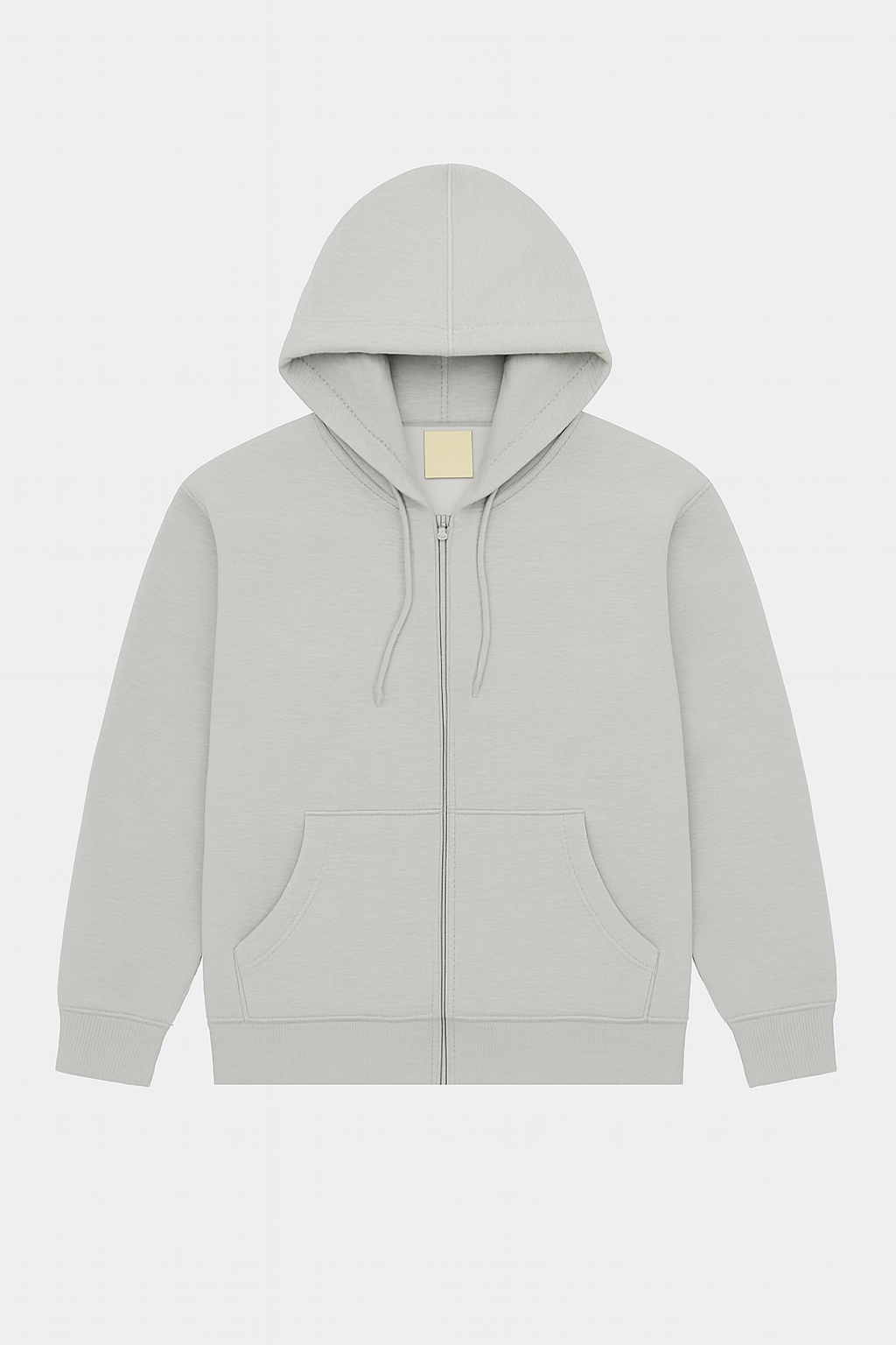 Men’s Gray Full‑Zip Hoodie – Classic Fit, Everyday Comfort