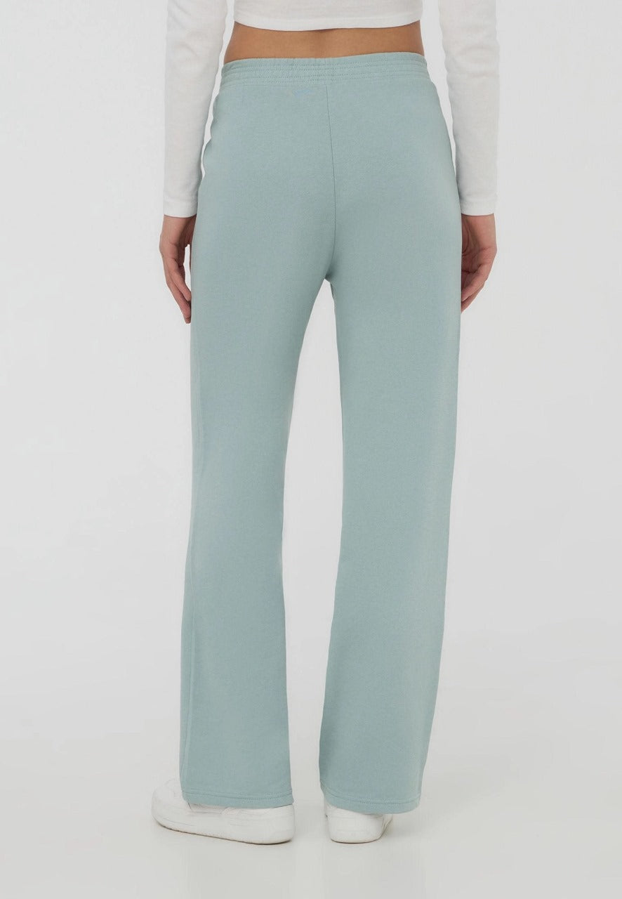 Ladies light sea green Wide Leg Trouser